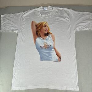 Madonna Drowned World Tour 2001 Vintage Concert Unisex T Shirt Sz Large (44)